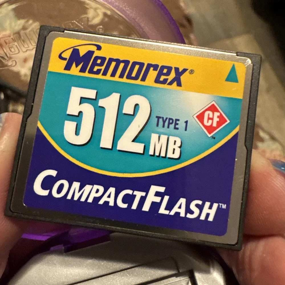Vtg Memorex 512MB CompactFlash Memory Card May Be Used Or New
